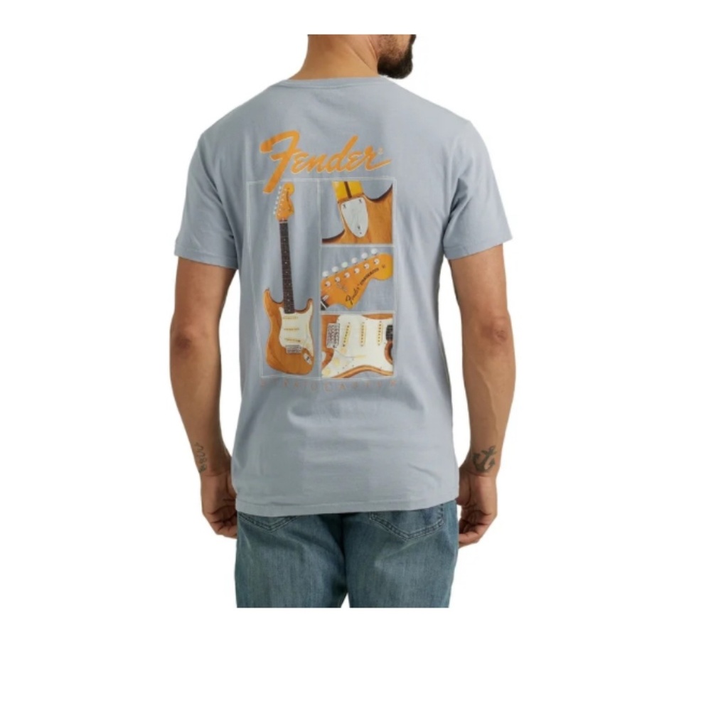 Wrangler Men's Fender Graphic Band Tee